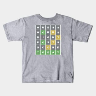 WORDLE FAN Kids T-Shirt